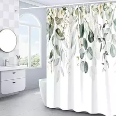Cortina de baño hojas - tienda online