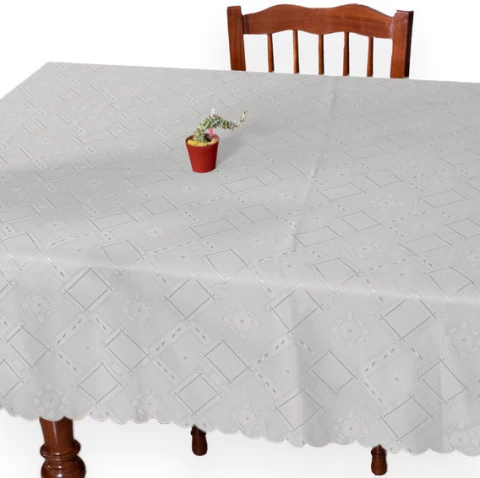 Mantel brocatto blanco