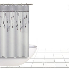 Cortina de baño plumas