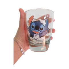 juego x2 de vasos de vidrio Stitch - linalimon