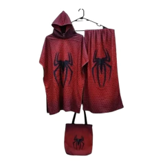Set Bolso Con Poncho Y Toallon Spiderman hombre araña - comprar online