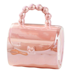 Taza cartera tornasolada con perlas - tienda online