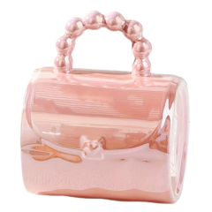 Taza cartera tornasolada con perlas - tienda online