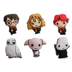 Almohadones con forma Harry Potter