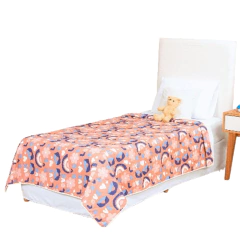 Cubrecama love corazones - comprar online