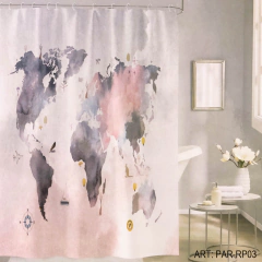 Cortina de baño Mapa - comprar online