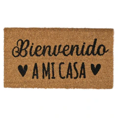 Alfombra de coco frases - comprar online