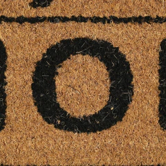 Alfombra de coco frases