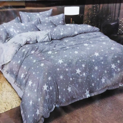 Sabana estampada City blanco 2 1/2