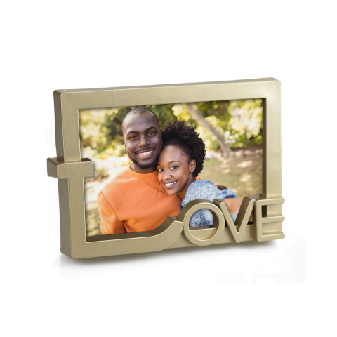 Porta Retrato 10x15 Dourado Love