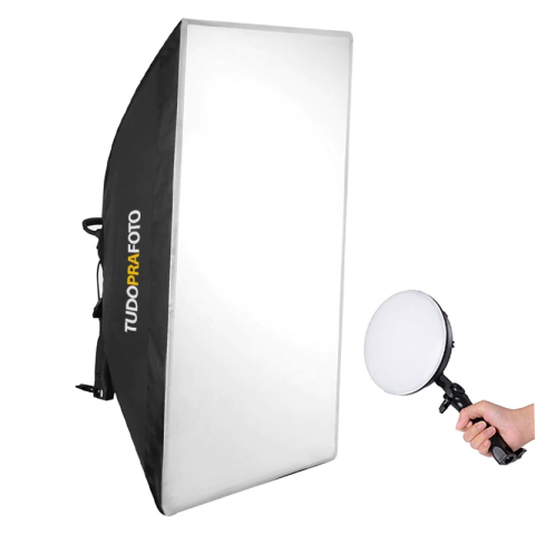 Softbox 50X70 c/ Iluminador Led 50/60HZ Bivolt - SHLED-004