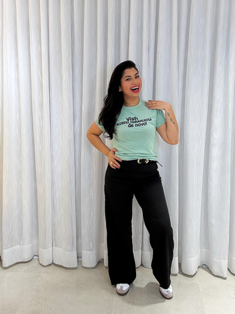 T-Shirt - Vish, Acordei maravilhosa de novo! - “Veste P e M” Seca Fran 002U - comprar online