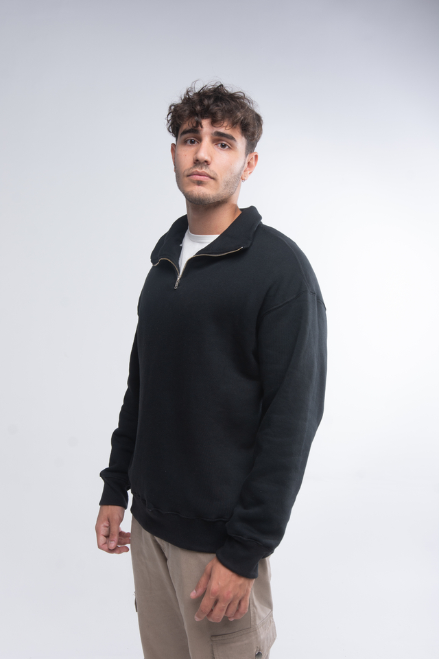 Buzo Zip - Negro thumbnail 2