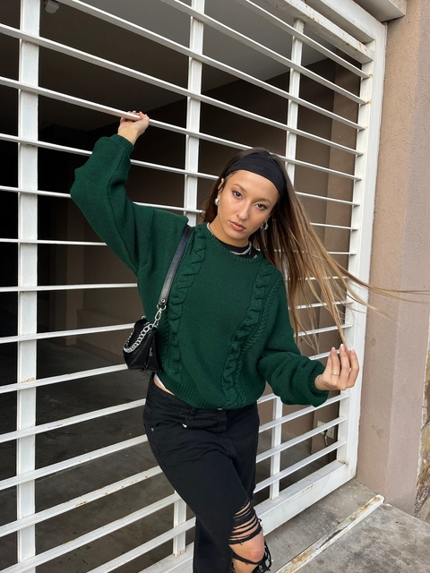 SWEATERS ATENAS VERDE INGLES