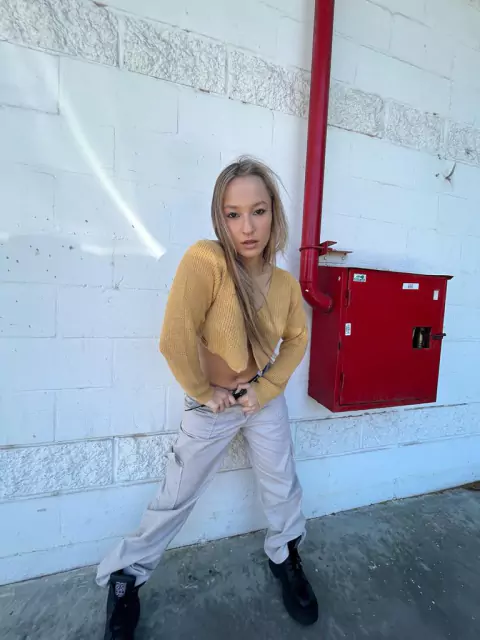 CARDIGAN 1 BOTON MOSTAZA