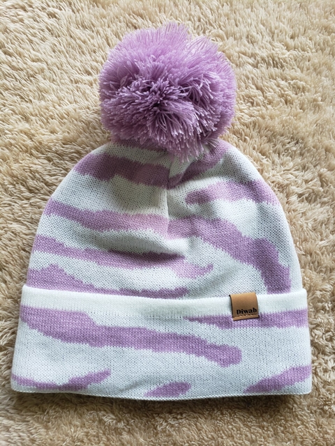 GORRO ZEBRA LILA