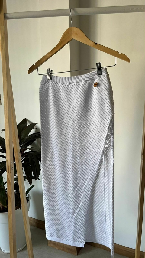 POLLERA GALA BLANCO