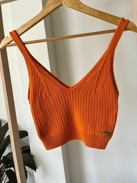 CROP TOP NARANJA