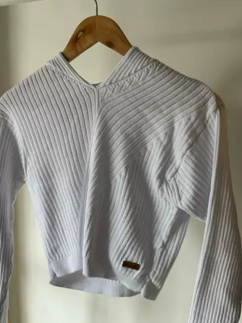 SWEATERS CAPUCHA BLANCO