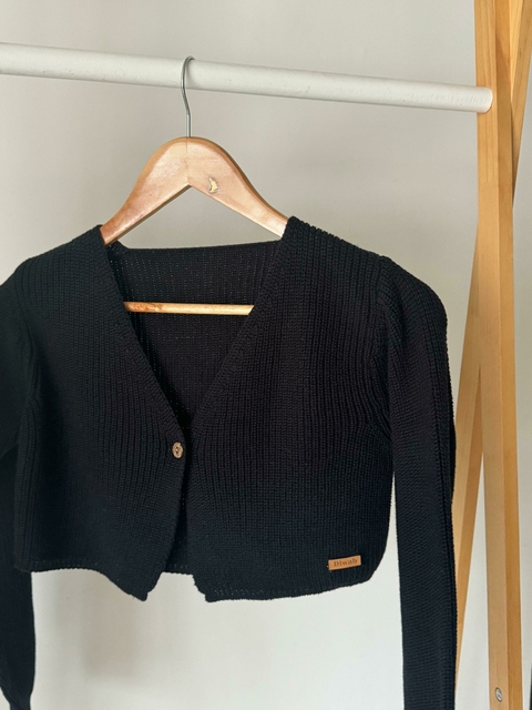 CARDIGAN 1 BOTON NEGRO