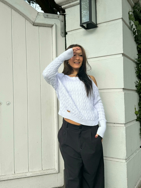 SWEATERS GRECIA BLANCO