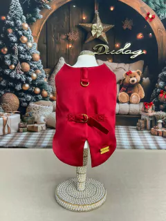 Fraque Natal Lovely Vermelho para cachorro e gato