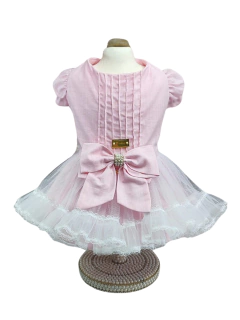 Vestido Candy Rosa para cachorro e gato