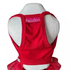 Vestido de Natal Vermelho com Tutu para cachorro e gato - comprar online
