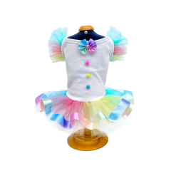 Fantasia Pet - Vestido Palhacinha para cachorro e gato