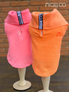 Camisa Polo Neon Pink para cachorro e gato - Estilo de Vida Pet
