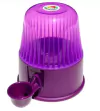 Bebedouro Vida Mansa Polipropileno Violeta Transparente 2L
