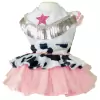 Vestido Junino Filha do Xerife para cachorro e gato