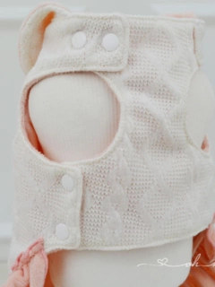 Casaco Ursa Pérolas Salmão para cachorro e gato - loja online