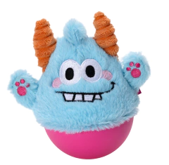 Pelúcia João Bobo QMonster Azul para cachorro - comprar online