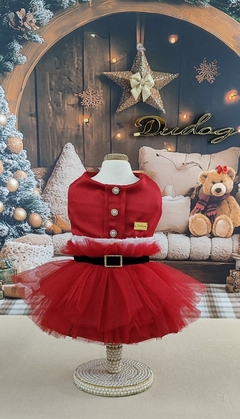 Vestido Natal Noela Vermelho para cachorro e gato - comprar online