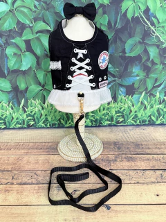 Peitoral All Dog Babados para cachorro e Gato