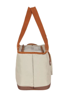 Bolsa Transporte e Passeio Veículo Bege para cachorro e gato - Estilo de Vida Pet