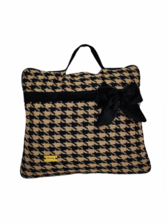 Manta Térmica Bolsa Tweed Caramelo Dudog Vest para cachorro e gato
