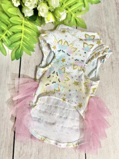 Regatinha Unicórnio Candy com Tutu para cachorro e gato na internet