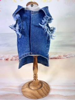 Colete Jeans Dog`N`Roll para cachorro e gato - loja online