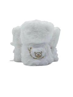 Manta Térmica e Antialérgica Baby Branca para cachorro