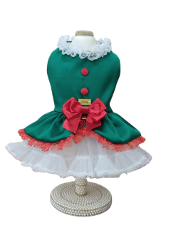 Vestido Natal Encanto Elfa Verde para cachorro e gato na internet