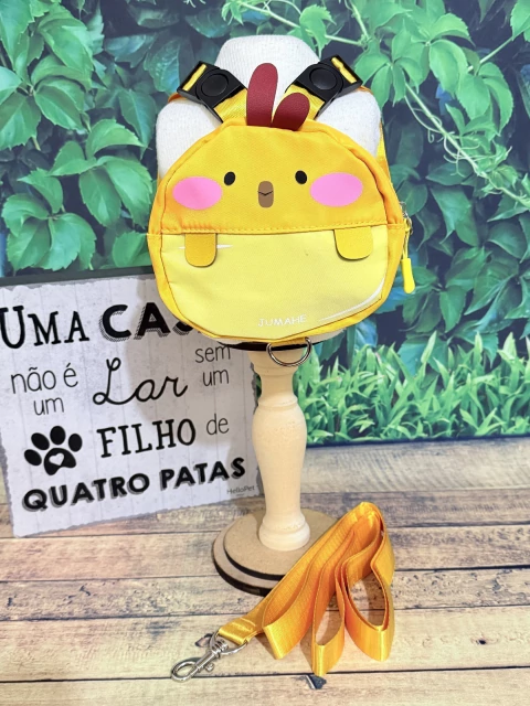 Peitoral Mochila Piu Piu para Cachorro e Gato