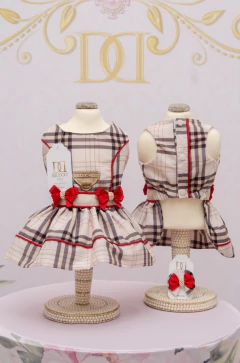Vestido Chess Burberry Inspired para cachorro e gato - comprar online