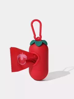 Dispenser Cata Caca Morango VETRESKA (Kit 1 Dispenser + 1 Rolo)