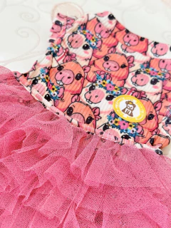 Regatinha Capivara Corações com Tutu para cachorro e gato - comprar online