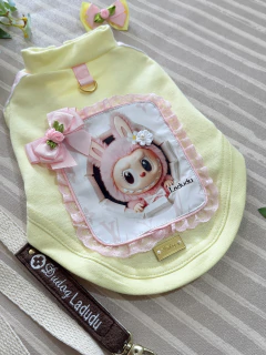 Moletom Labubu Amarelo Bebê para cachorro e gato - comprar online