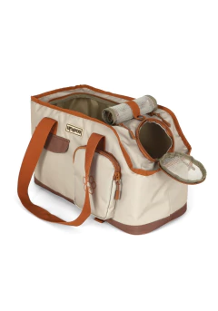 Bolsa Transporte e Passeio Veículo Bege para cachorro e gato - comprar online