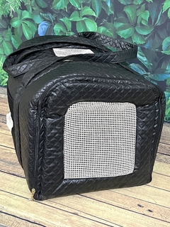 Bolsa de Transporte e Passeio Preta para cachorro e gato - comprar online