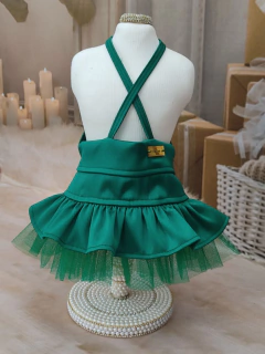 Saia Encanto Verde para cachorro e gato